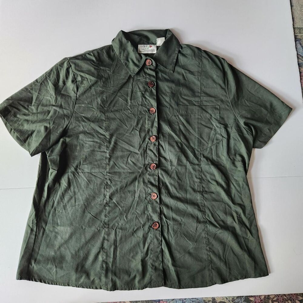Michael-lauren Women's Green Shirt